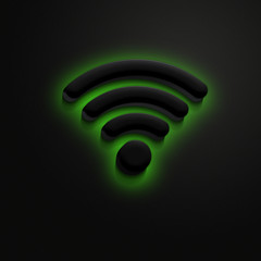 Wi-Fi symbol. Wi Fi sign