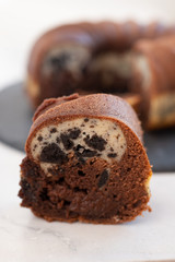 Chocolate Oreo Bundt Cake