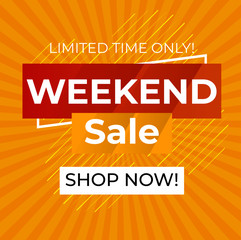 Promo Special Weekend sale, Instagram Promo, Banner Promo Or Print