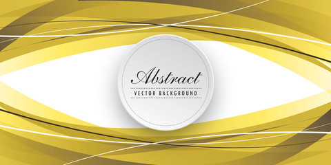 Abstract yellow and white wave background Illustrations for templates