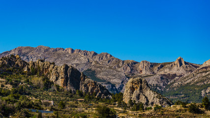 Rocky mountains landscape, Spain
