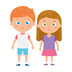 cute little children avatar character