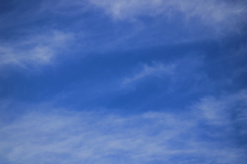 blue sky with white clouds background