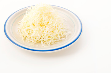 山盛りの千切りキャベツ