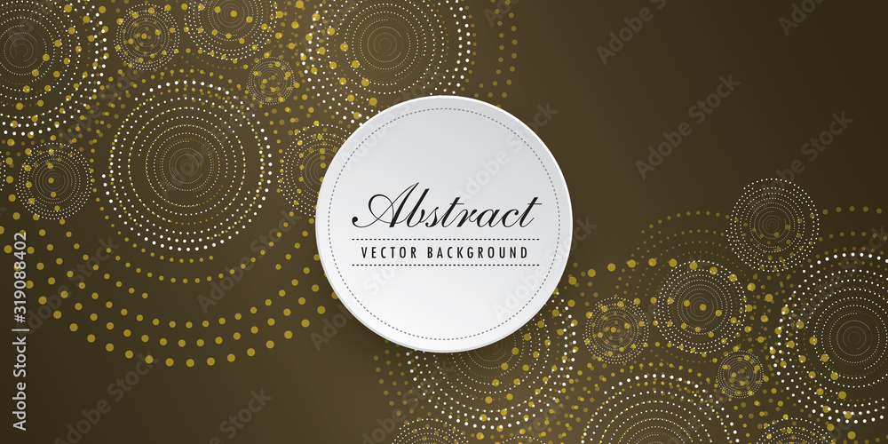 Aufkleber dotted gradient design for your business. creative geometric background in halftone style with color