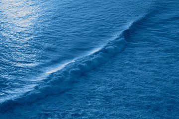 Beautiful seascape in the trendy classic blue color of the year.