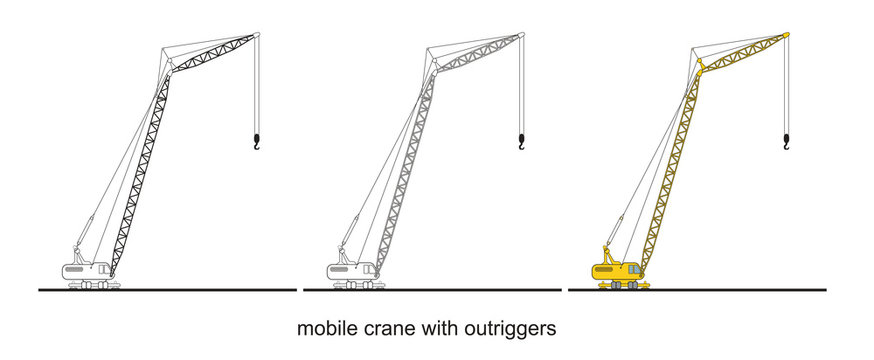 crawler crane clip art