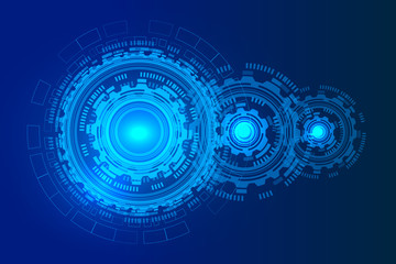 Abstract technology vector background