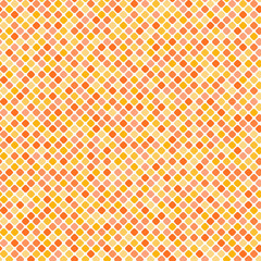 orange and yellow squares. vector seamless pattern. simple diagonal repetitive background with geometric shapes. textile paint. fabric swatch. wrapping paper. continuous print. design element