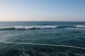 Small Wave Breaking in Shallows of Durban Beach