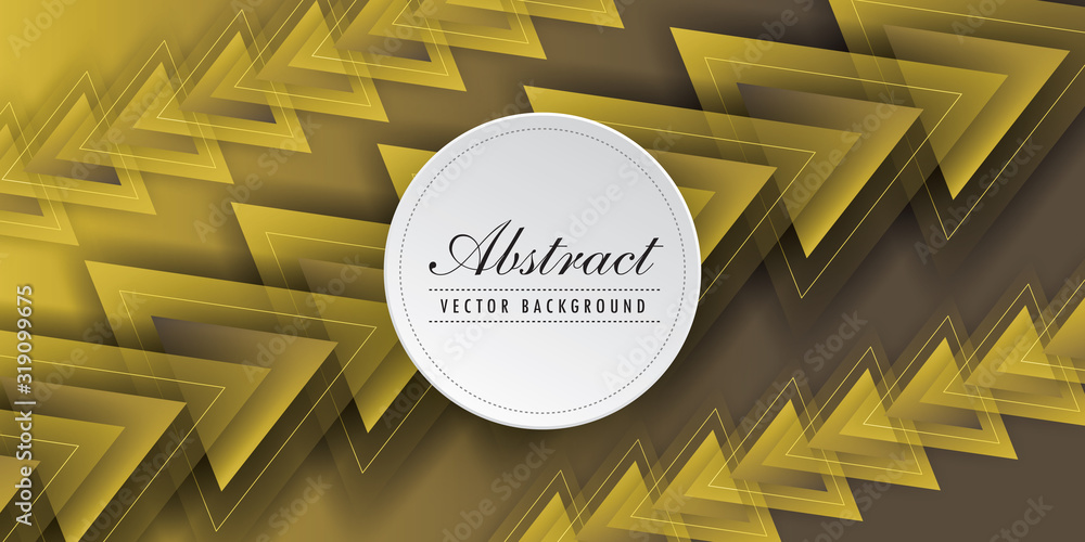 Poster vector geometric abstract background with triangles