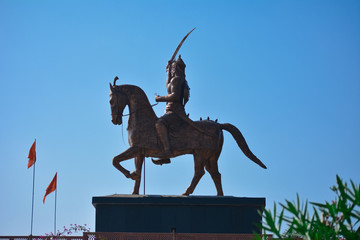 Statue of Chhatrapati Shivaji Maharaj, Nowgong, Madhya Pradesh, India