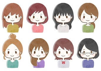 女性　かわいい