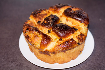 Fresh Homemade Sweet Easter Bread 