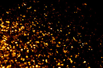 Golden glitter christmas shiny abstract background overlay