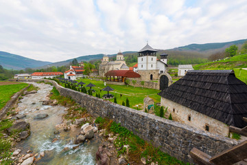 Fototapeta na wymiar Orthodox monastery Mileseva in Serbia...