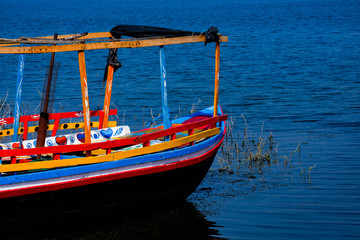 Fototapeta premium boat in the sea