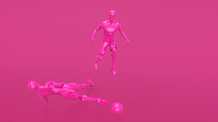 3D motion design of a football game