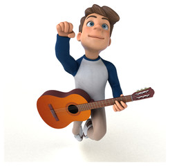 3D cartoon character fun teenager