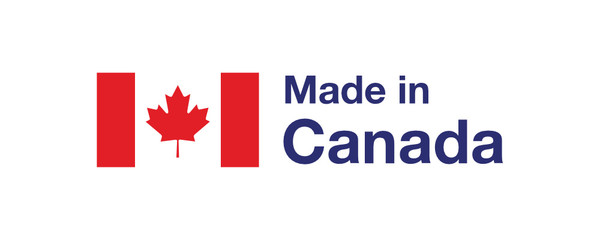 Fototapeta na wymiar Made in Canada Icon Symbol