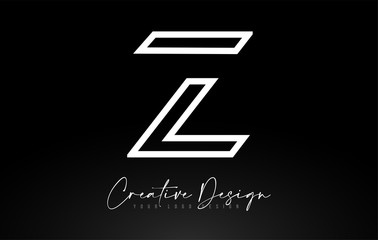 Monogram Z Letter Logo design with Creative Lines Icon Design Vector.