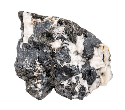 raw Knopite (Perovskite variety) rock isolated