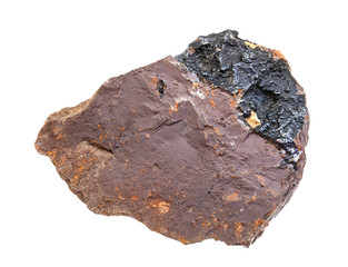 Limonite ( brown iron ore) rock with Goethite