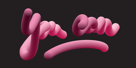 Hand Lettering Inspirational Vector Bubble Quote