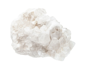 matrix of colorless Rock crystals (rock-crystal)