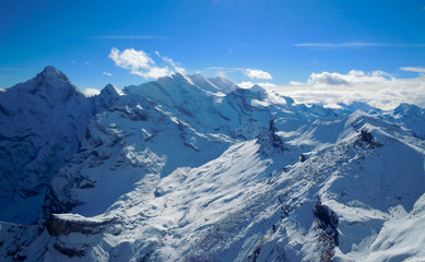 Fototapeta na wymiar Schilthorn Berner Oberland in Switzerland - ZRH