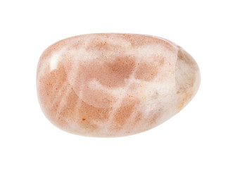 moonstone plagioclase gemstone isolated