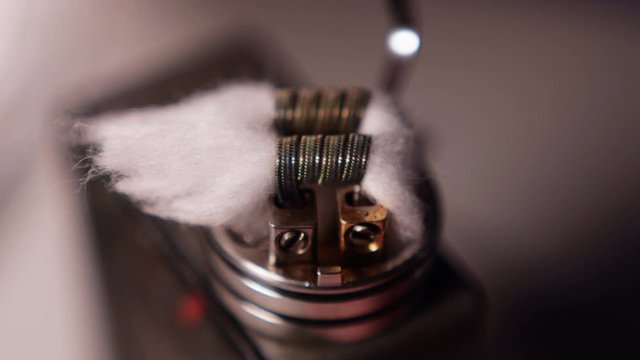 Vape Macro, Coil Change In Rda Atomizer For Vaping , E-Cigarette