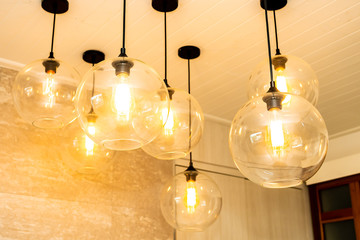 Beautiful luxury electric ceiling light lamp decoration interior
