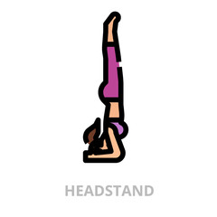 Headstand icon