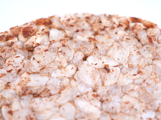 dry bread rolls on a white background