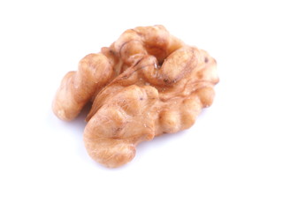 walnuts on a white background