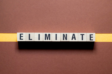 Eliminate word concept on cubes