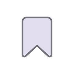 Bookmark icon vector symbol design templates