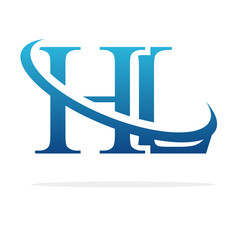 Creative HL logo icon design