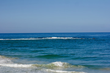 Embankment Tel Aviv. Boardwalk zone. sea view from the promenade. Israel, Tel Aviv.