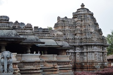 Veera Narayana Hoysala temple , Belavadi, Karnataka, India