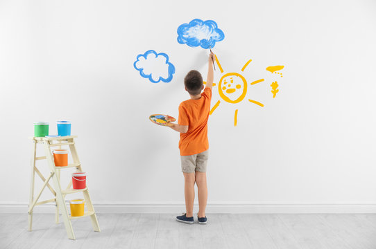 7,000+ Kid Paint Wall Stock Photos, Pictures & Royalty-Free Images