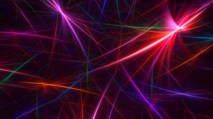 Obraz premium Fractal 3D rendering abstract and shiny background
