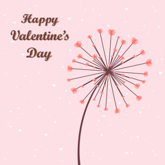 Valentines Day. Vector symbols of love for Happy Valentines Day design.