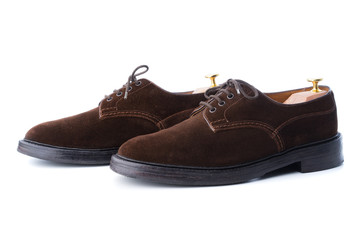 men brown dress shoes