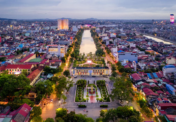 July 26/2019 late afternoon at Le Chan Park, Central of Hai phong