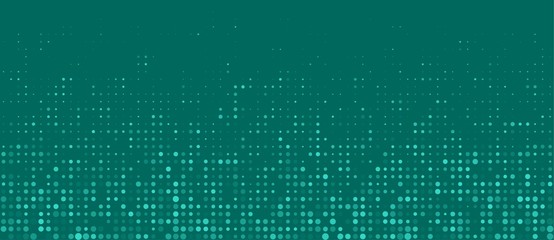 turquoise halftone dots empty background