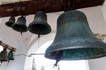 Close-up of orthodox church bells