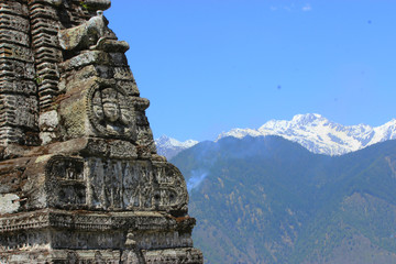 Ancient temple in the mountains