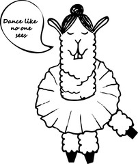  cute doodle alpaca for greeting cards, prints, kids illustrations and thematic designs